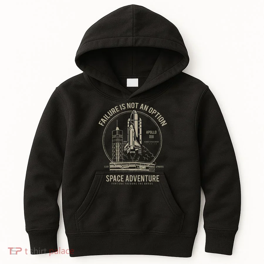 Space Shuttle Launch Galaxy Kids Hoodie