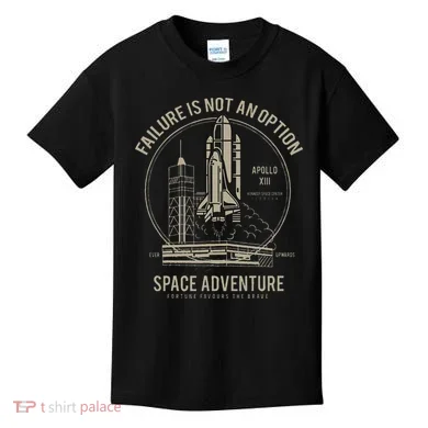 Space Shuttle Launch Galaxy Kids T-Shirt