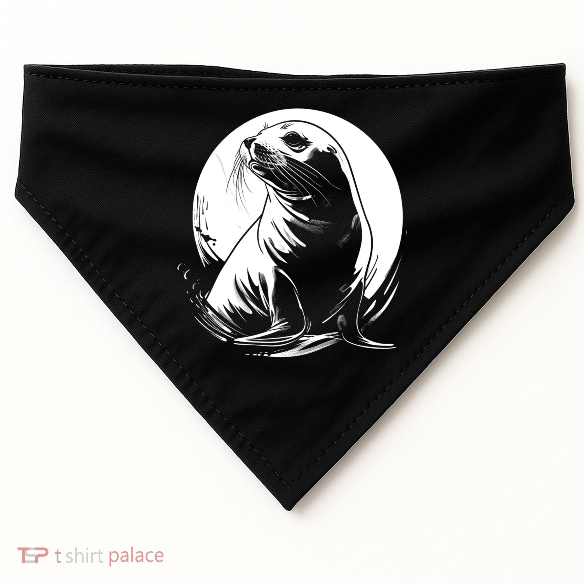 Seal Sea Lion Zookeeper Animal Gift USA-Made Doggie Bandana