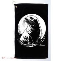 Seal Sea Lion Zookeeper Animal Gift Golf Towel thumb 0