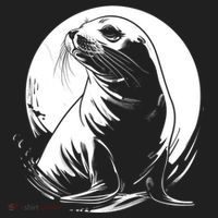 Seal Sea Lion Zookeeper Animal Gift Golf Towel thumb 3
