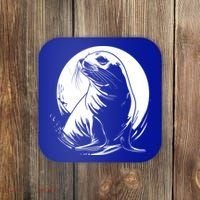 Seal Sea Lion Zookeeper Animal Gift Coaster thumb 0