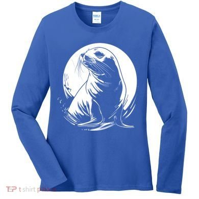 Seal Sea Lion Zookeeper Animal Gift Women's Long Sleeve Shirt