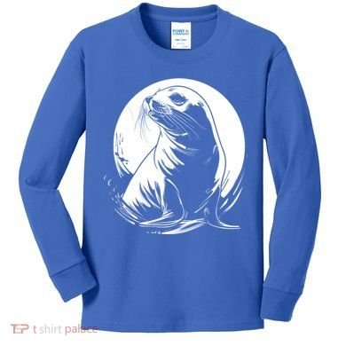 Seal Sea Lion Zookeeper Animal Gift Kids Long Sleeve Shirt