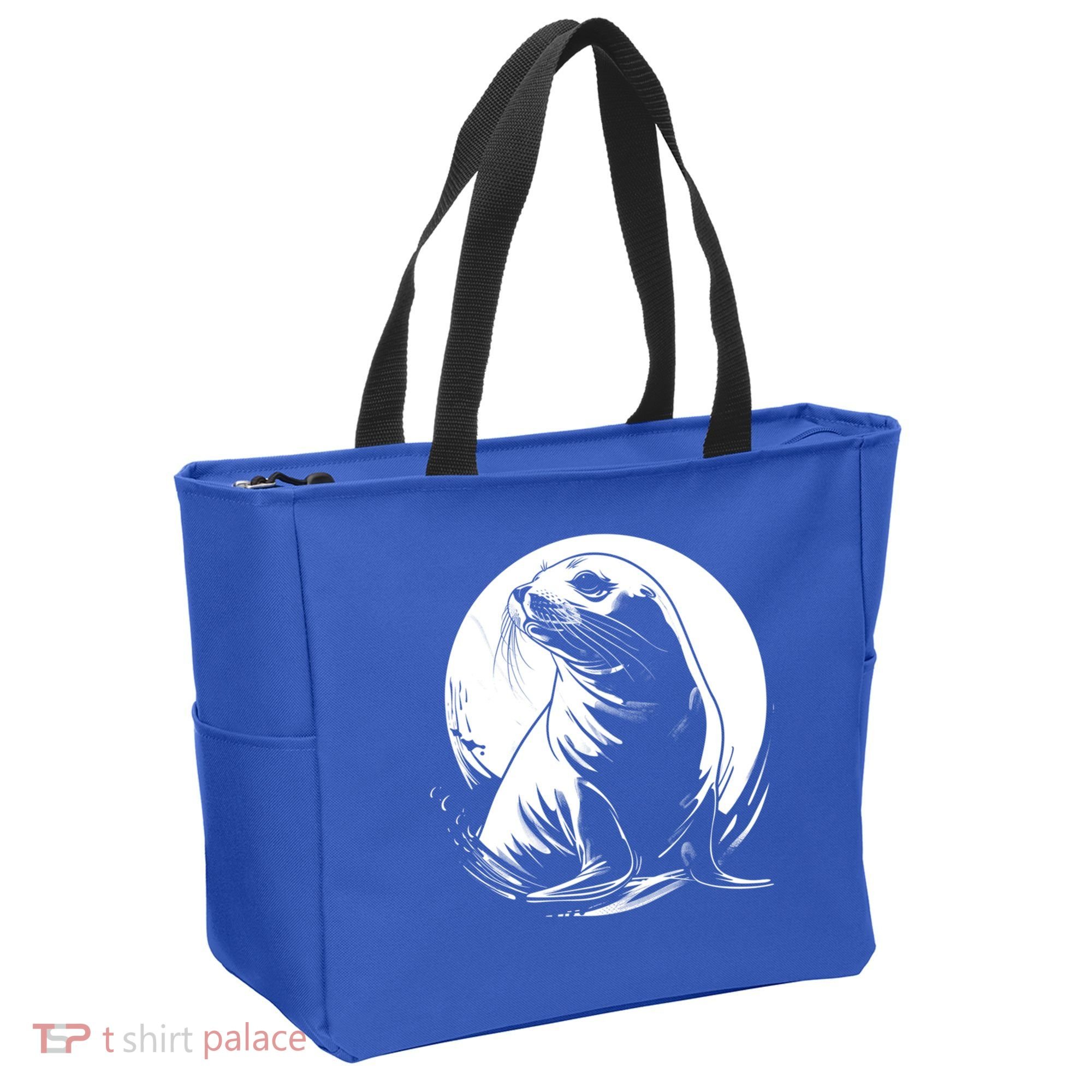 Seal Sea Lion Zookeeper Animal Gift Tote Bag