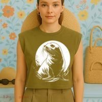 Seal Sea Lion Zookeeper Animal Gift Garment-Dyed Women's Muscle Tee thumb 4
