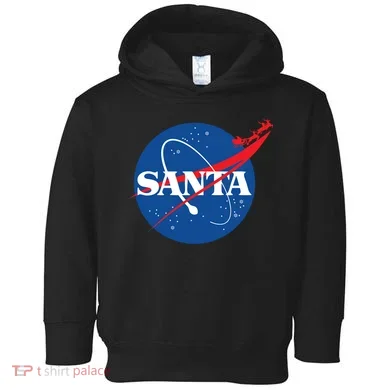 Santa Space Logo Toddler Hoodie