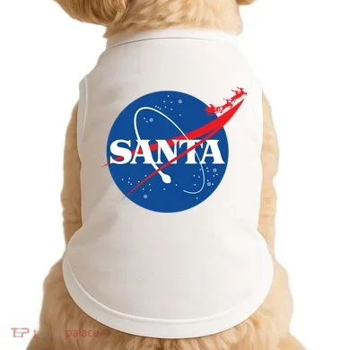 Santa Space Logo Doggie Tank