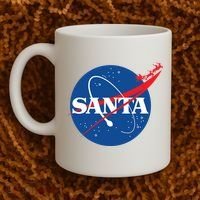 Santa Space Logo Coffee Mug thumb 2