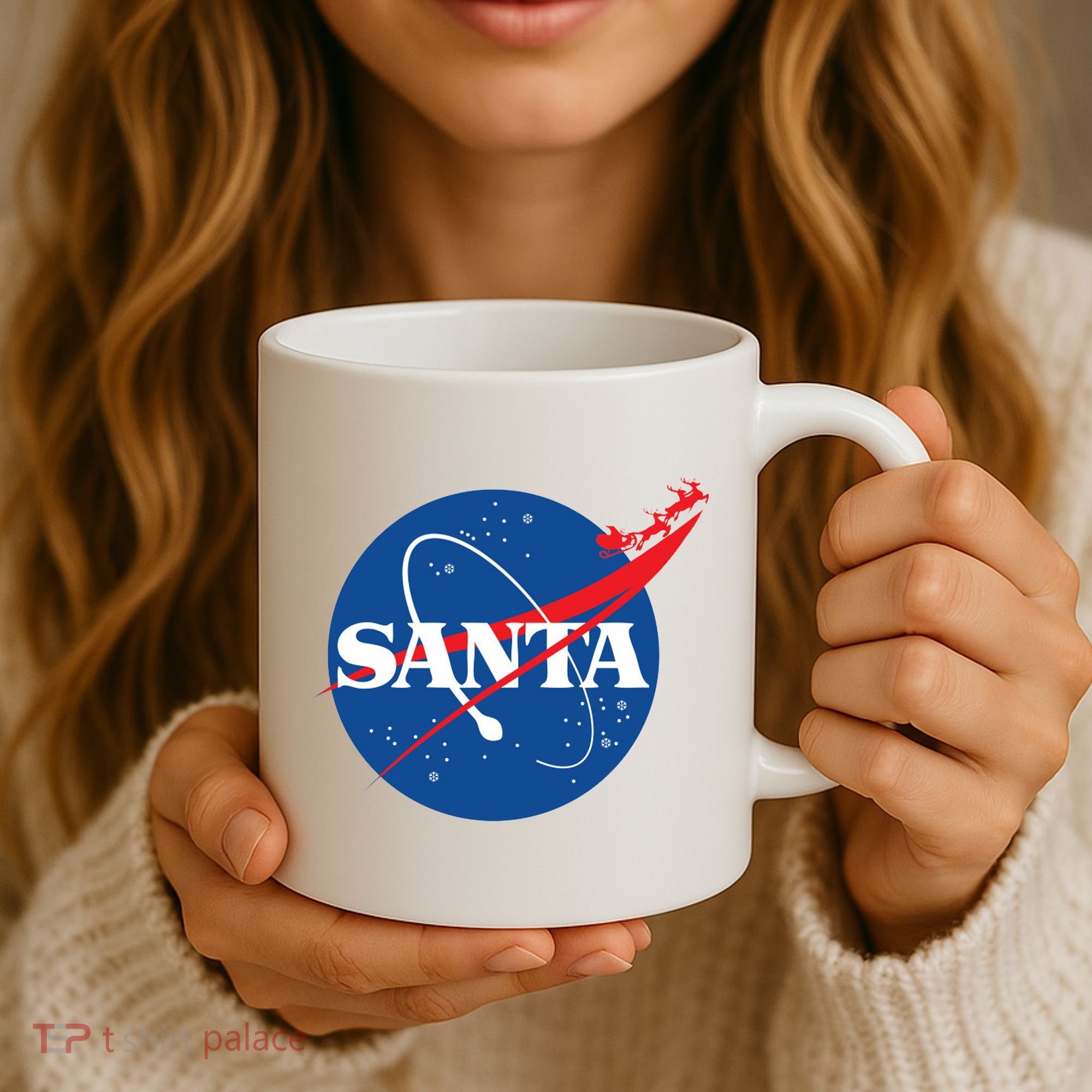 Santa Space Logo Coffee Mug