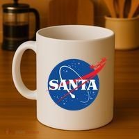 Santa Space Logo Coffee Mug thumb 4