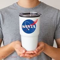 Santa Space Logo Tumbler thumb 2