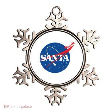 Santa Space Logo Ornament