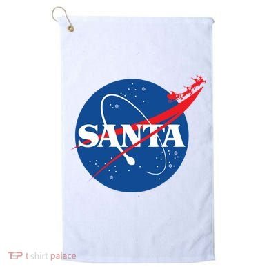 Santa Space Logo Golf Towel