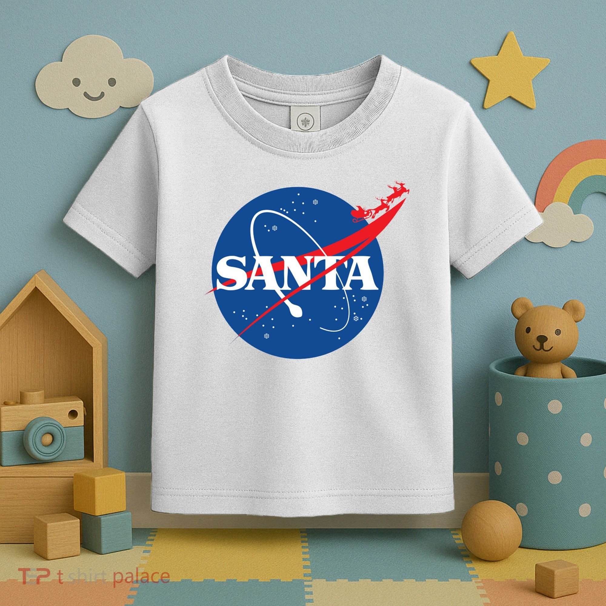 Santa Space Logo Toddler T-Shirt