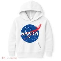 Santa Space Logo Kids Hoodie thumb 0