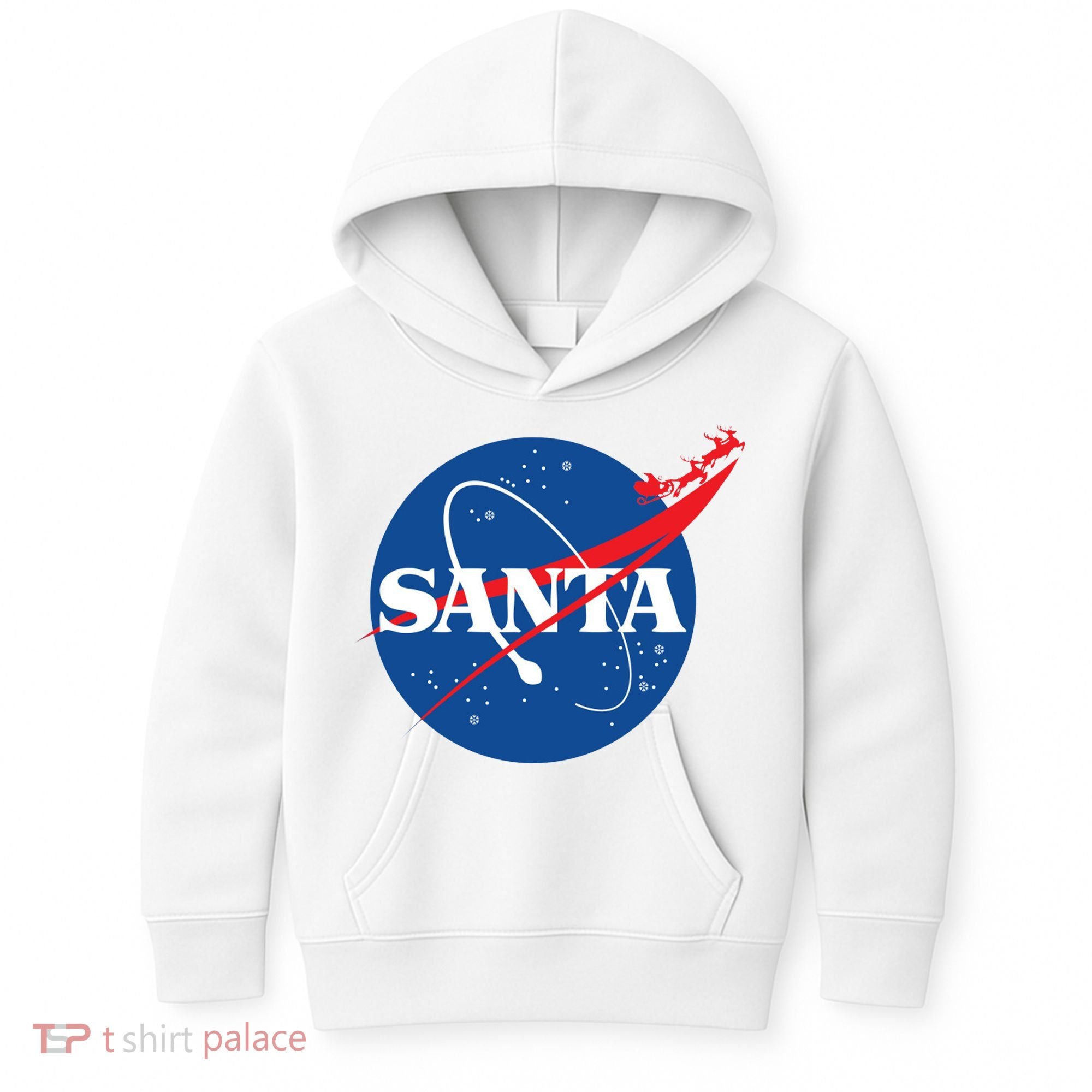 Santa Space Logo Kids Hoodie