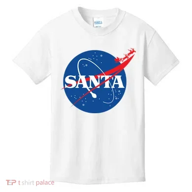 Santa Space Logo Kids T-Shirt