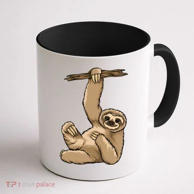 Sloth Coffee Mug back
