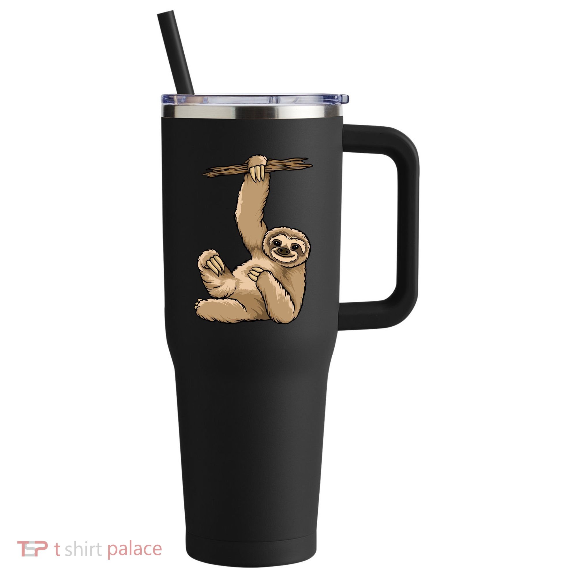 Sloth 40oz Vacuum Insulated Stainless Steel Travel Tumbler