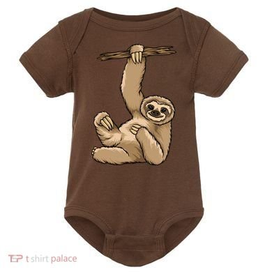 Sloth Baby Bodysuit