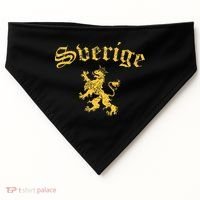 Sverige Sweden Lion Symbol Swedish Pride USA-Made Doggie Bandana thumb 0