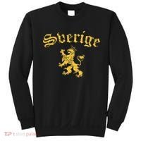 Sverige Sweden Lion Symbol Swedish Pride Sweatshirt thumb 0