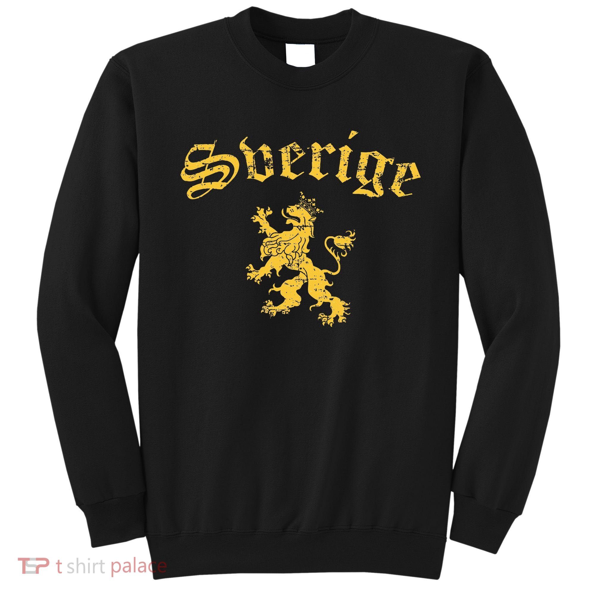 Sverige Sweden Lion Symbol Swedish Pride Sweatshirt