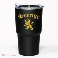Sverige Sweden Lion Symbol Swedish Pride Tumbler thumb 0