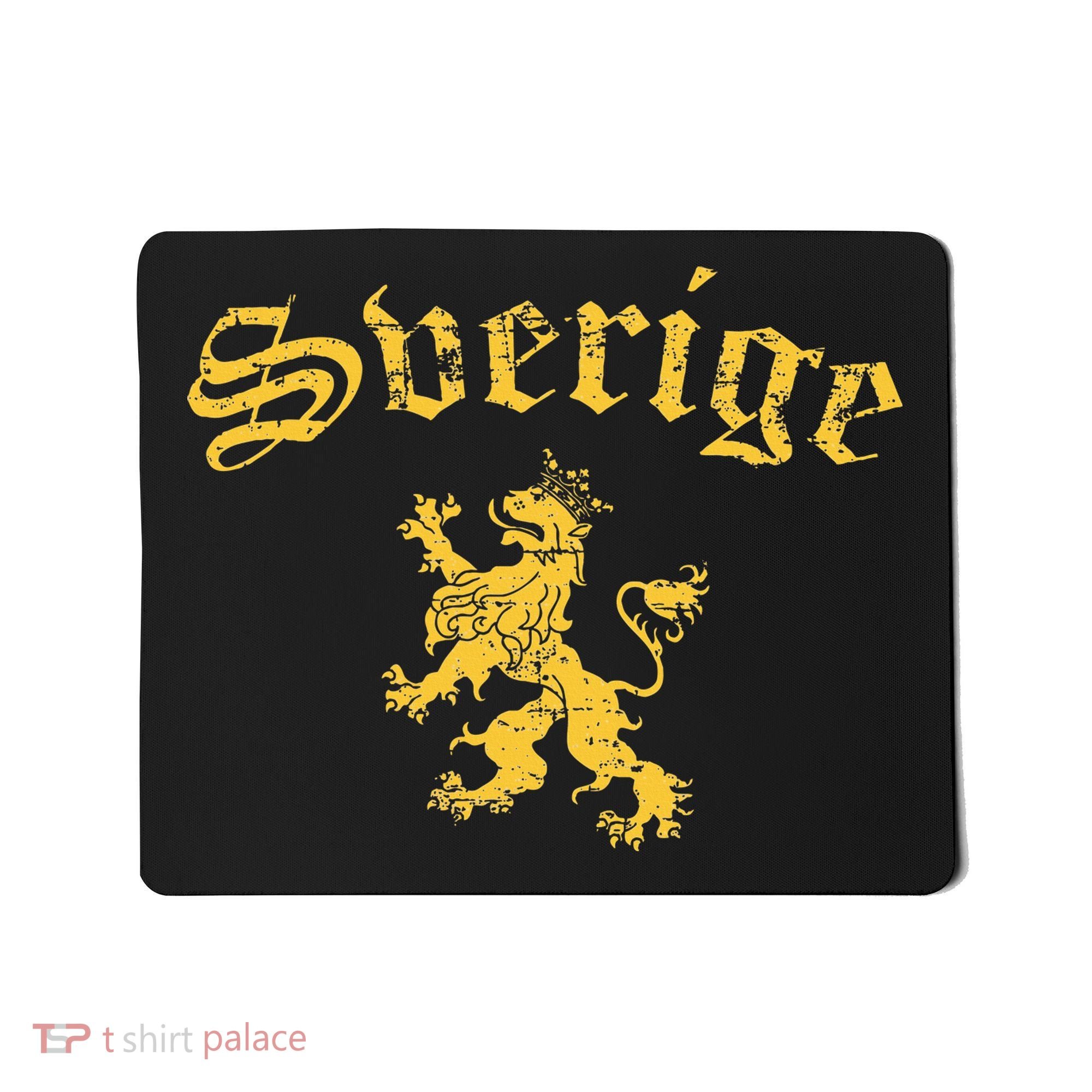 Sverige Sweden Lion Symbol Swedish Pride Mousepad