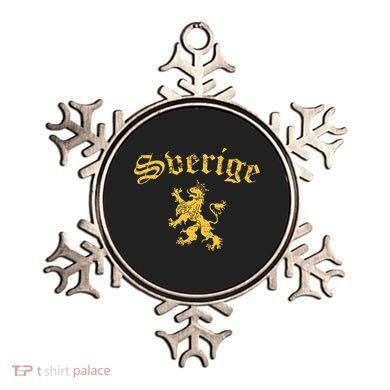 Sverige Sweden Lion Symbol Swedish Pride Ornament