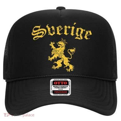 Sverige Sweden Lion Symbol Swedish Pride Hat