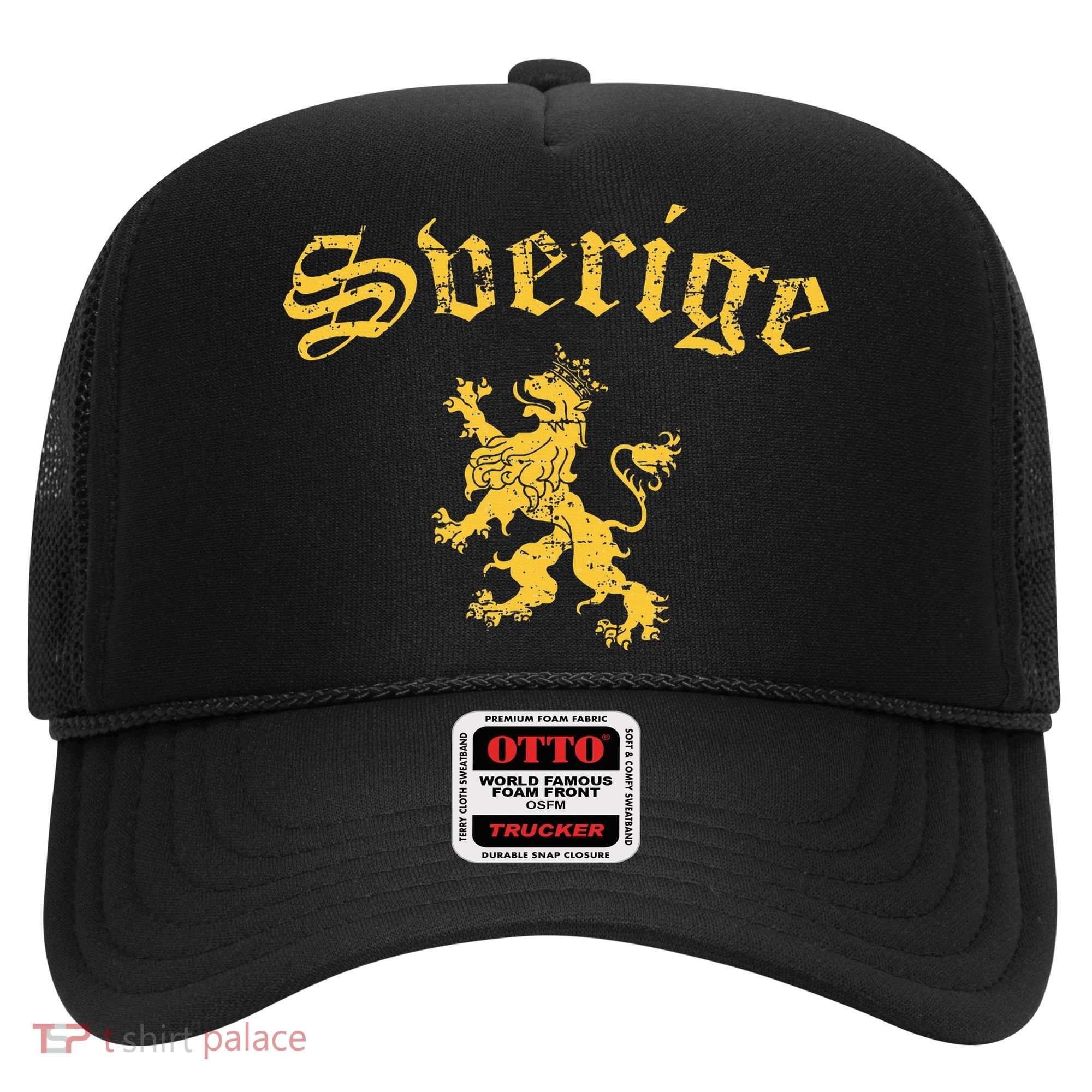 Sverige Sweden Lion Symbol Swedish Pride Hat
