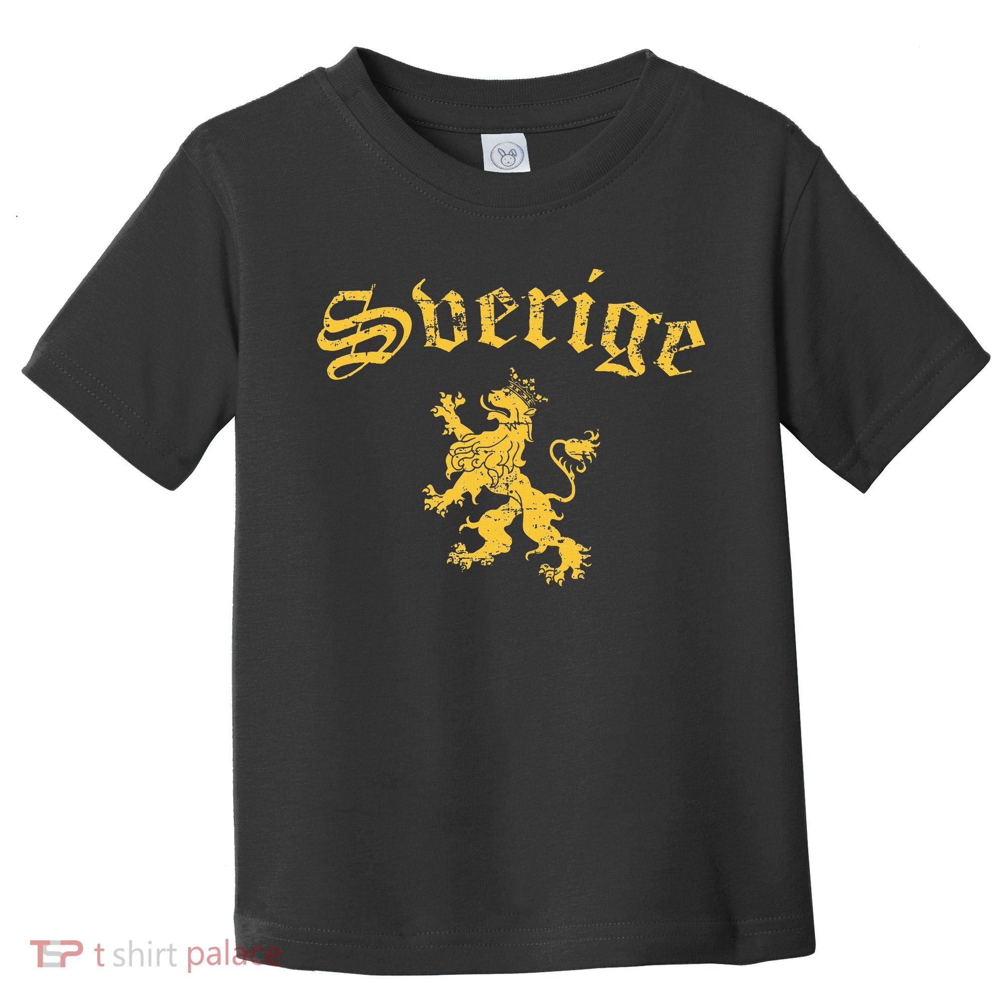 Sverige Sweden Lion Symbol Swedish Pride Toddler T-Shirt