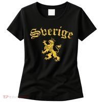 Sverige Sweden Lion Symbol Swedish Pride Women's T-Shirt thumb 0