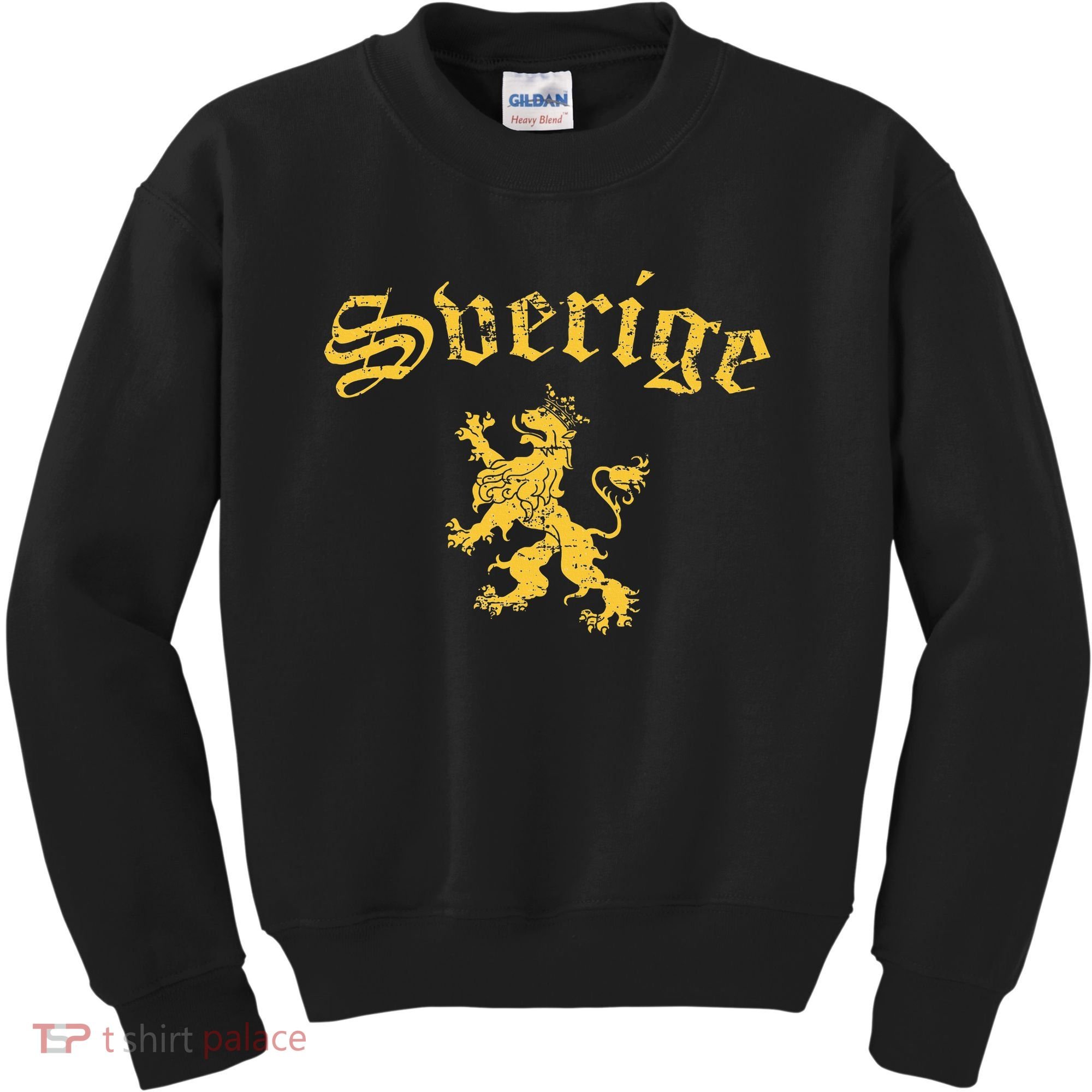 Sverige Sweden Lion Symbol Swedish Pride Kids Sweatshirt