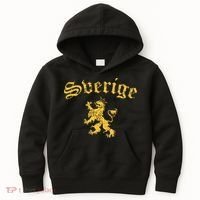 Sverige Sweden Lion Symbol Swedish Pride Kids Hoodie thumb 0