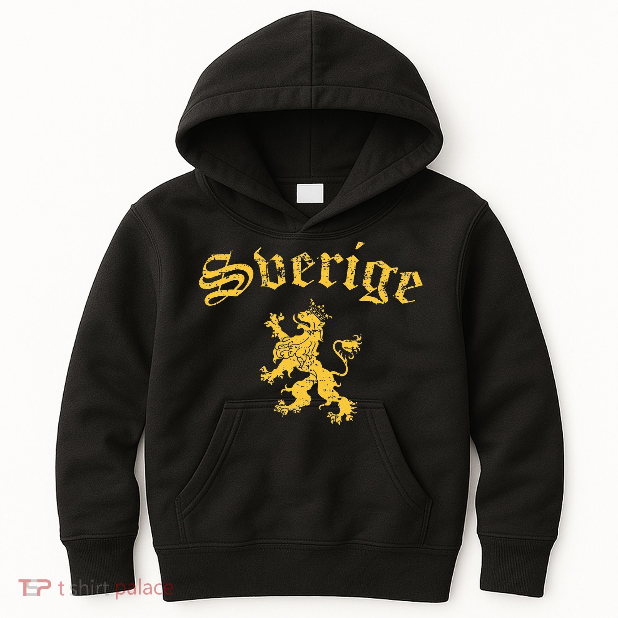 Sverige Sweden Lion Symbol Swedish Pride Kids Hoodie
