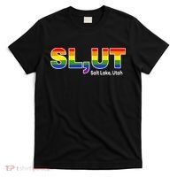 SlUt Salt Lake Utah Lgbtq Pride Funny Sarcasm Saying T-Shirt thumb 0