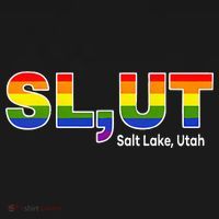 SlUt Salt Lake Utah Lgbtq Pride Funny Sarcasm Saying Coaster thumb 2