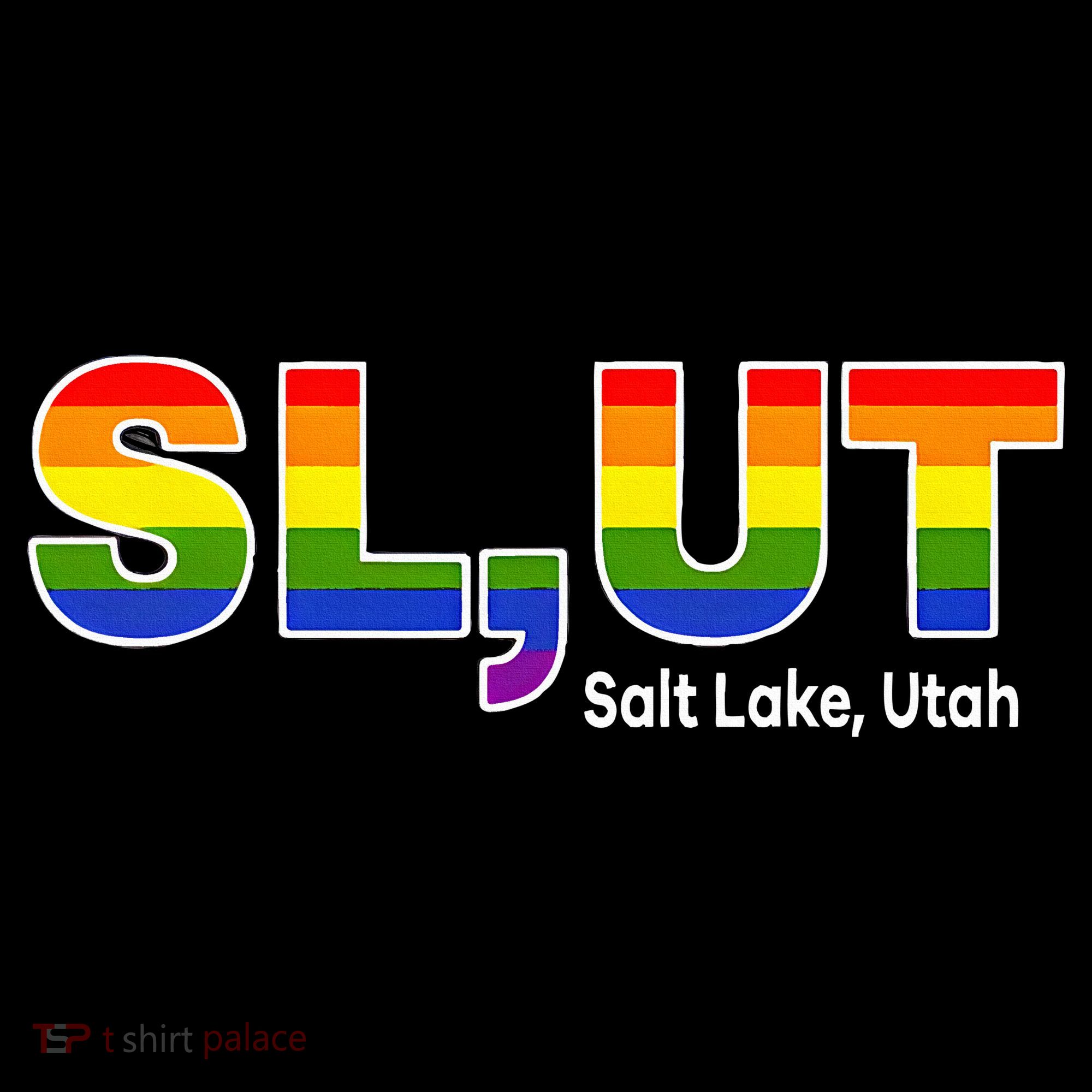 SlUt Salt Lake Utah Lgbtq Pride Funny Sarcasm Saying Mousepad