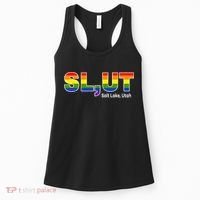 SlUt Salt Lake Utah Lgbtq Pride Funny Sarcasm Saying Women's Tank Top thumb 0