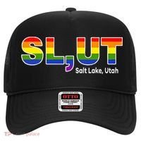 SlUt Salt Lake Utah Lgbtq Pride Funny Sarcasm Saying Hat thumb 0