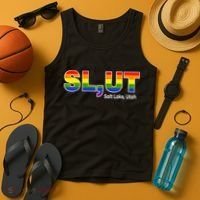 SlUt Salt Lake Utah Lgbtq Pride Funny Sarcasm Saying Tank Top thumb 4