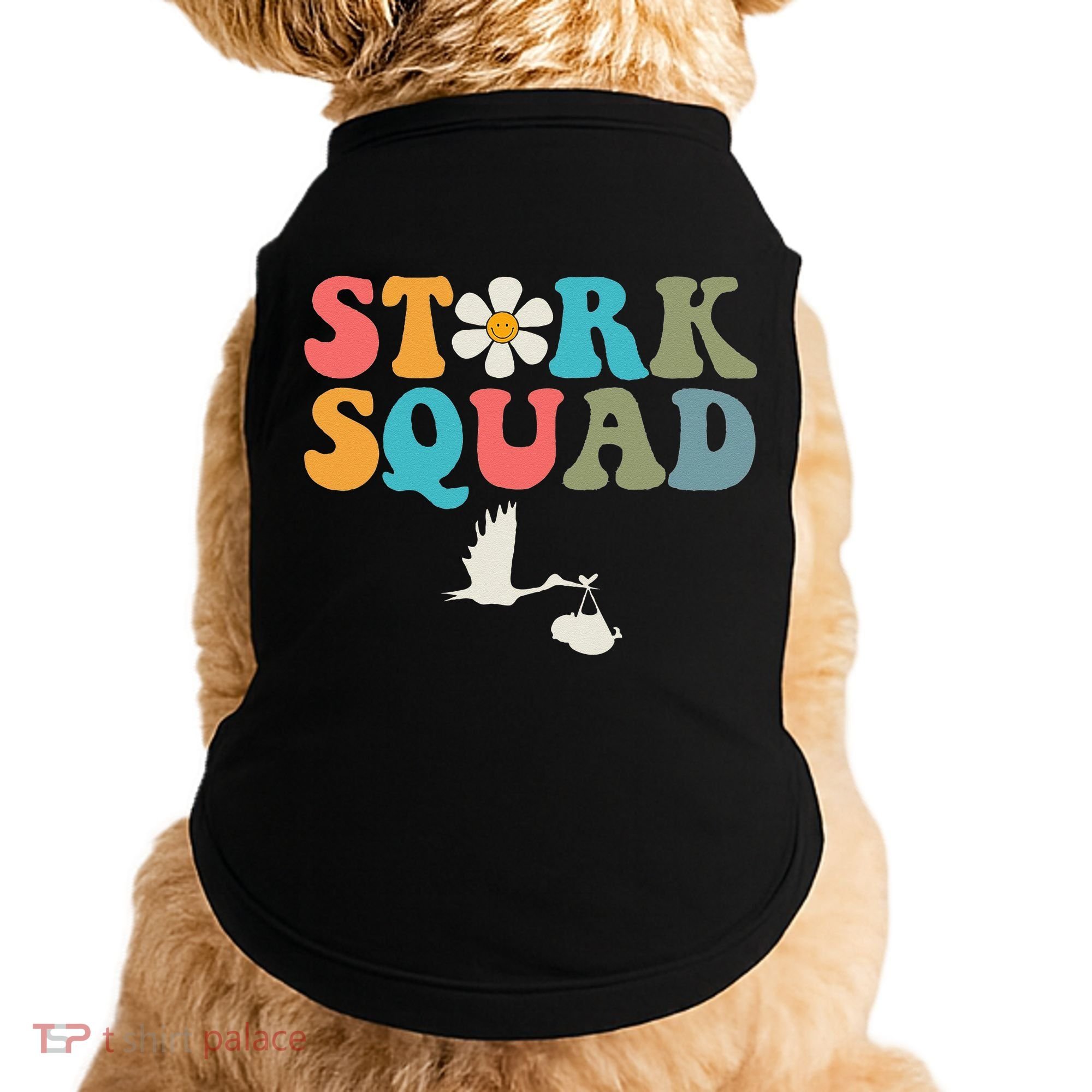 Stork Squad Labor & Delivery Nurse L&D Mother Baby Doggie Tank