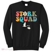 Stork Squad Labor & Delivery Nurse L&D Mother Baby Sweatshirt thumb 0
