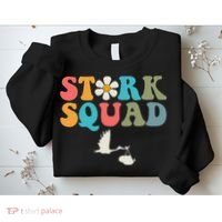 Stork Squad Labor & Delivery Nurse L&D Mother Baby Sweatshirt thumb 2