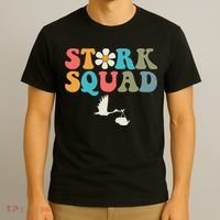 Stork Squad Labor & Delivery Nurse L&D Mother Baby T-Shirt thumb 3