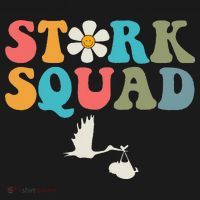 Stork Squad Labor & Delivery Nurse L&D Mother Baby T-Shirt thumb 7