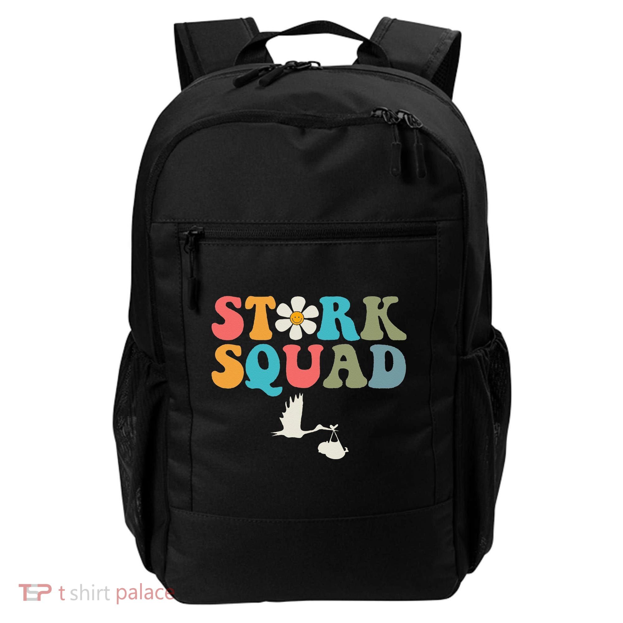 Stork Squad Labor & Delivery Nurse L&D Mother Baby Backpack